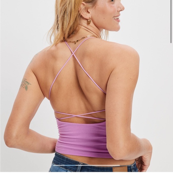 NWOT American Eagle Cropped Tank Top - Picture 2 of 6